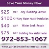 Garland Water Heater Repair
